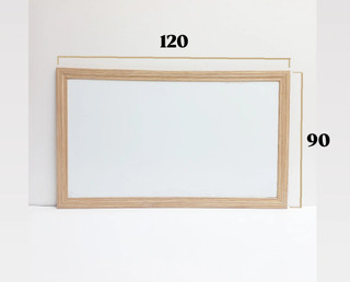 وایت برد مغناطیسیproقاب چوبی 120×90