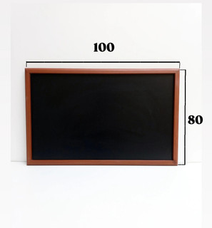 تخته سیاه فریم MDF چوبی اداری پلاس سایز 100×80