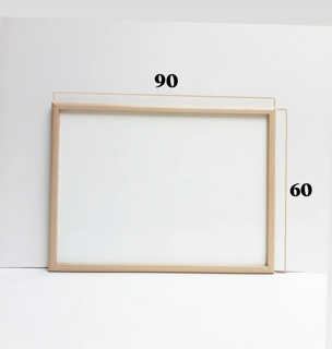 نسل جدیدتخته وایت بردمغناطیسیproقاب چوبی60×90