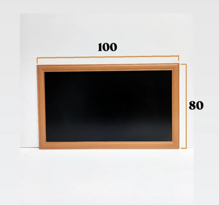 تخته سیاه فریم MDF چوبی اداری پلاس سایز 100×80